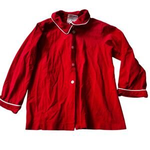 Banana Split Pajama Top - Red Size 6 - Christmas